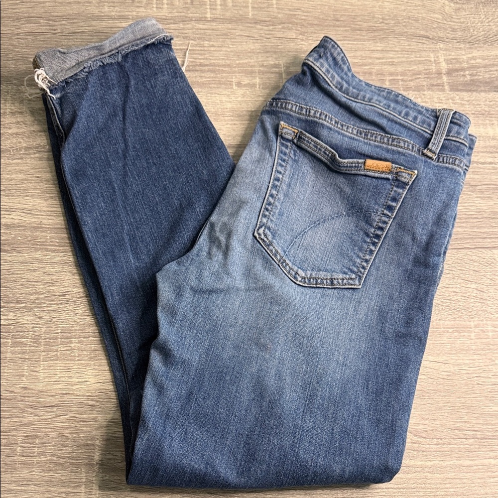 Joe's Jeans Medium Blue Crop ankle Skinny Jeans
